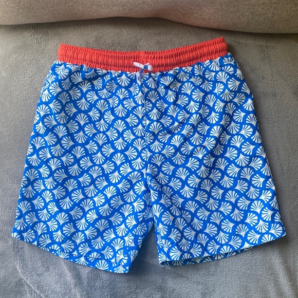 Mini Boden Shell Swim Trunks - Picture 1 of 6